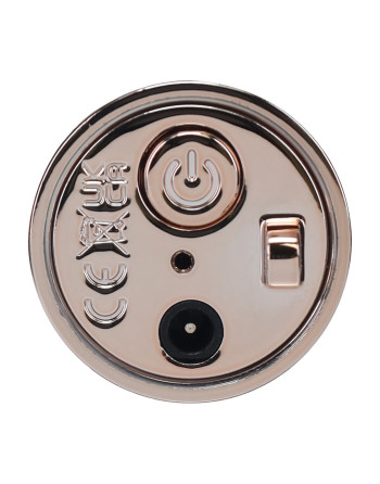 VIBRADOR COM 4 ACESSÓRIOS SPARKLE LIPSTICK IRIDESCENT LOVELINE