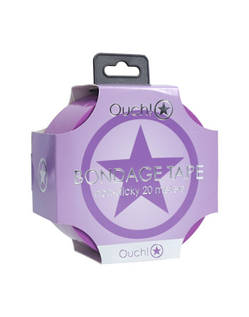 FITA BONDAGE PVC NON-STICK 20 M ROXO OUCH!