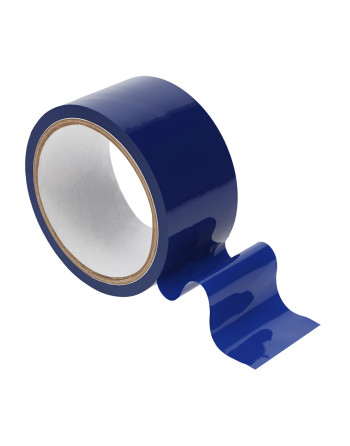 CINTA BONDAGE PVC NON-STICK 20 M AZUL MARINO OUCH!