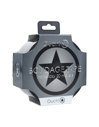 FITA BONDAGE PVC NON-STICK 20 M PRETO OUCH!