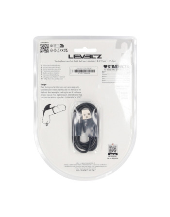 ANEL VIBRATÓRIO E AJUSTÁVEL PARA O PÉNIS EM SILICONE LEVELZ