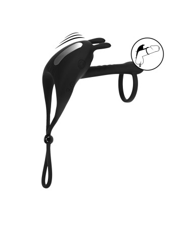 ANEL VIBRATÓRIO E AJUSTÁVEL PARA O PÉNIS EM SILICONE LEVELZ