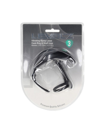 ANEL VIBRATÓRIO E AJUSTÁVEL PARA O PÉNIS EM SILICONE LEVELZ