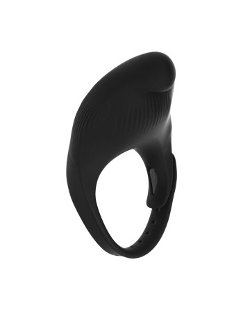 ANILLO VIBRATORIO Y AJUSTABLE PARA EL PENE DE SILICONA NEGRA LEVELZ