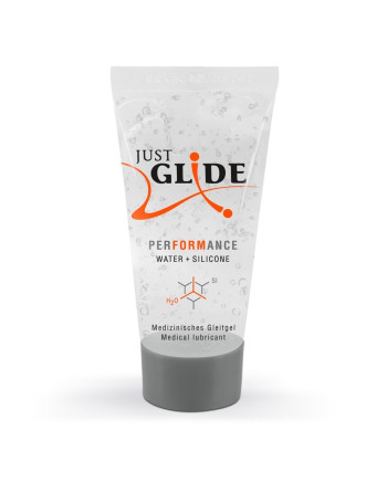 GEL LUBRIFICANTE HÍBRIDO PERFORMANCE 20 ML JUST GLIDE