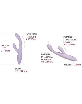 VIBRADOR CICI+ 2 LILÁS SVAKOM