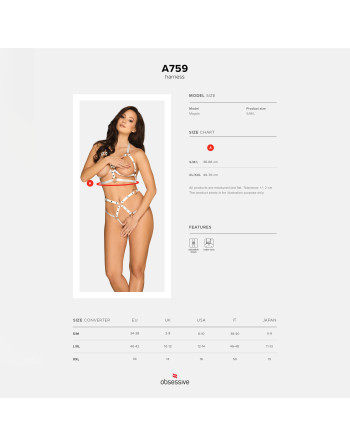 ARNÊS A759 OBSESSIVE BRANCO