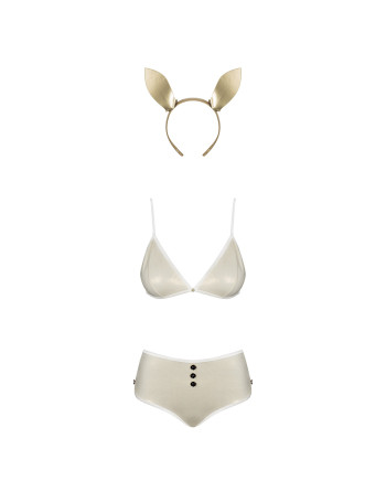 DISFRAZ DE CONEJITA NEO GOLDES TALLA QUEEN OBSESSIVE AMARILLO