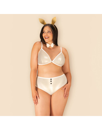 DISFRAZ DE CONEJITA NEO GOLDES TALLA QUEEN OBSESSIVE AMARILLO