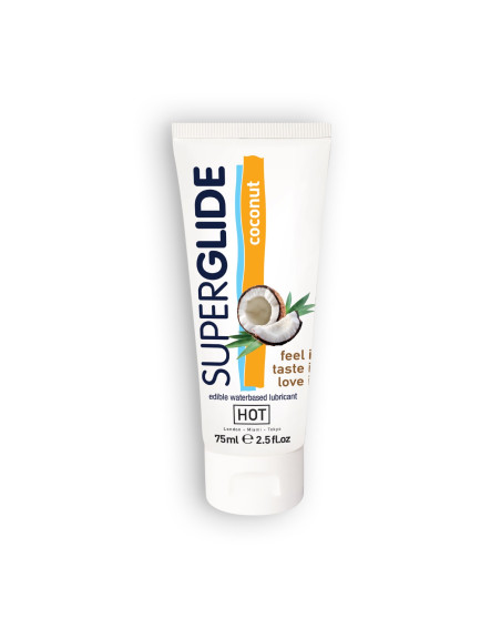 LUBRICANTE COMESTIBLE HOT™ SUPERGLIDE COCO 75ML