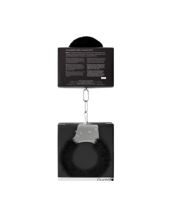 ESPOSAS CON PELUCHE PLEASURE FURRY HANDCUFFS NEGRAS