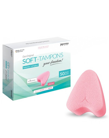 CAIXA COM 50 TAMPÕES SOFT-TAMPONS MINI