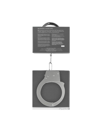 ALGEMAS EM METAL BEGINNER'S HANDCUFFS PRATEADAS