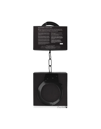 ALGEMAS EM METAL BEGINNER'S HANDCUFFS PRETAS