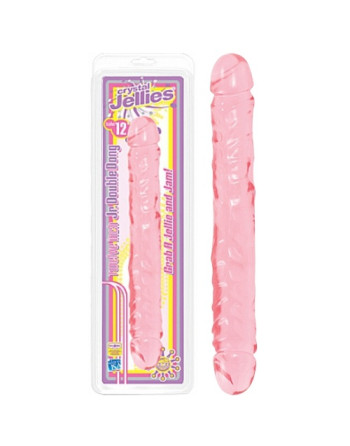 DILDO DUPLO JR. DOUBLE DONG 12'' ROSA
