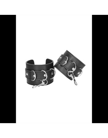 ESPOSAS PARA MUÑECAS Y TOBILLOS OUCH! HAND AND LEG CUFFS NEGRAS