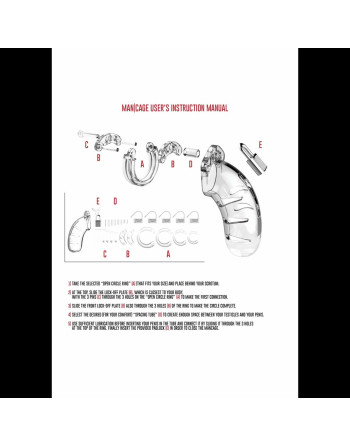 JAULA MAN CAGE 04 TRANSPARENTE