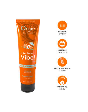 LUBRICANTE LUBE TUBE VIBE! SEX ON THE BEACH BAJA INTENSIDAD ORGIE 100ML