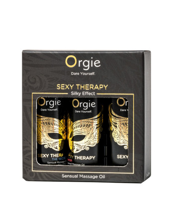 SET DE ACEITES DE MASAJE SEXY THERAPY SENSUAL MINI SIZE 3X30ML ORGIE