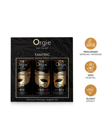 SET DE ACEITES DE MASAJE TANTRIC SENSUAL MINI SIZE 3X30ML ORGIE