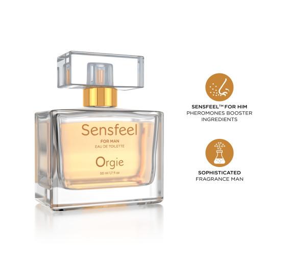 PERFUME COM FEROMONAS SENSFEEL FOR MAN 50ML ORGIE