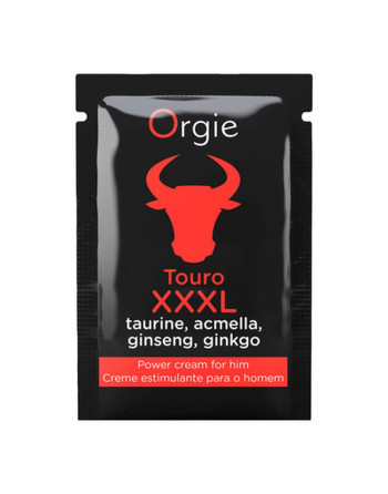 SAQUETA DE CREME ESTIMULANTE TOURO XXXL 2ML ORGIE