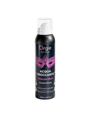 ESPUMA DE MASSAGEM CRACKELING ACQUA CROCCANTE DE MARACUJÁ 150ML ORGIE