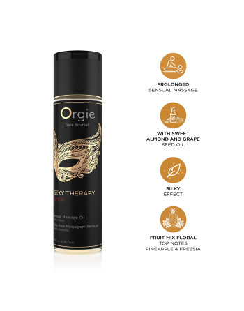 ACEITE DE MASAJE SEXY THERAPY AMOR 200ML ORGIE
