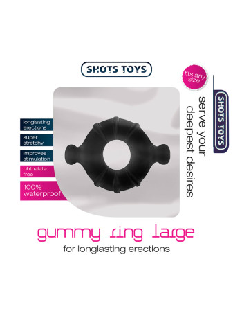 ANILLO PARA EL PENE GUMMY RING GRANDE