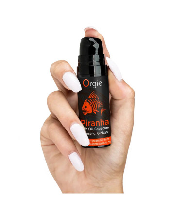 CREMA ESTIMULANTE PARA HOMBRES PIRANHA POWER CREAM 15 ML ORGIE