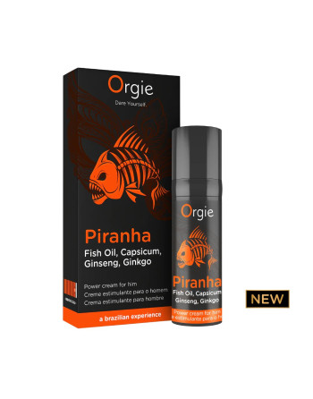 CREME ESTIMULANTE PARA HOMEM PIRANHA POWER CREAM 15ML ORGIE
