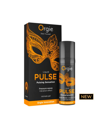 GEL ESTIMULANTE UNISEXO COM EFEITO PULSANTE LIQUID PULSE 15ML ORGIE