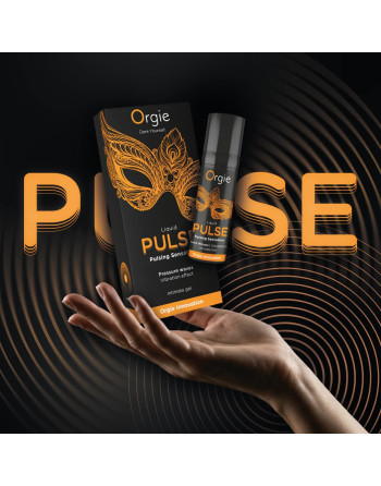GEL ESTIMULANTE UNISEXO CON EFECTO PULSANTE LIQUID PULSE 15 ML ORGIE