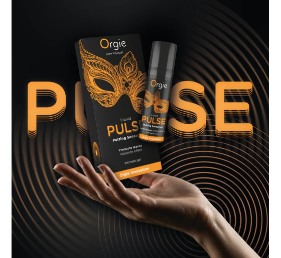 GEL ESTIMULANTE UNISEXO COM EFEITO PULSANTE LIQUID PULSE 15ML ORGIE