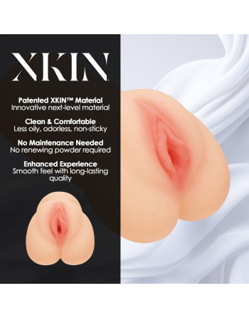 MASTURBADOR RAW PURE STRETCH LARGE 355G FLESH XKIN