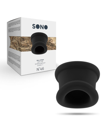 CORREA PARA TESTÍCULOS SONO Nº46 NEGRA