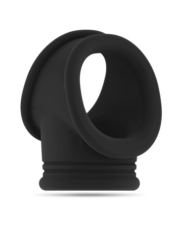 ANILLO PARA EL PENE CON CORREA PARA TESTÍCULOS SONO Nº48 NEGRO