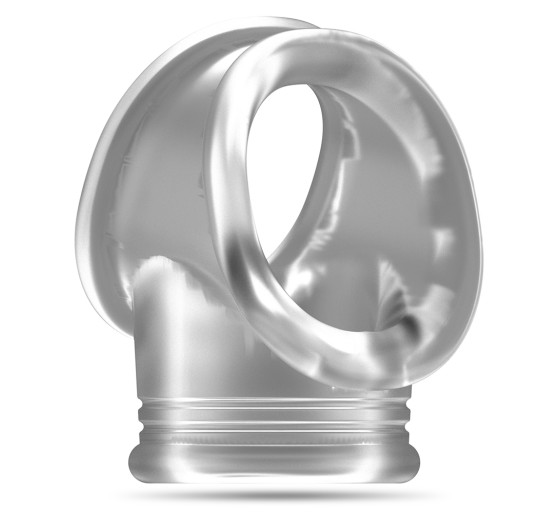 ANILLO PARA EL PENE CON CORREA PARA TESTÍCULOS SONO Nº48 TRANSPARENTE