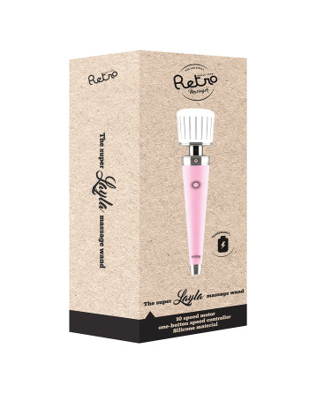 MASSAJADOR RECARREGÁVEL RETRO LAYLA ROSA