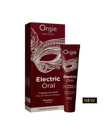 BATOM COM EFEITO FORMIGUEIRO ELECTRIC ORAL TINGLING LIP GLOSS 10ML ORGIE