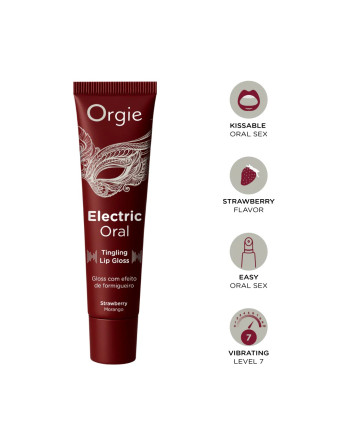 BATOM COM EFEITO FORMIGUEIRO ELECTRIC ORAL TINGLING LIP GLOSS 10ML ORGIE