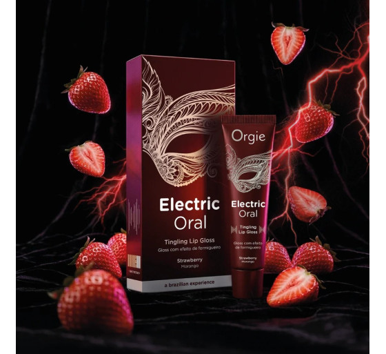 BATOM COM EFEITO FORMIGUEIRO ELECTRIC ORAL TINGLING LIP GLOSS 10ML ORGIE