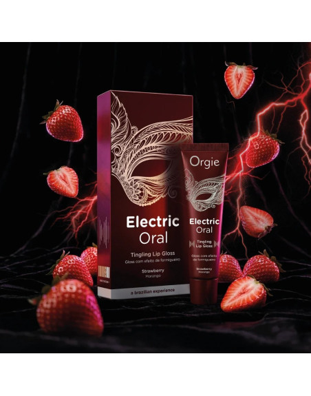 BATOM COM EFEITO FORMIGUEIRO ELECTRIC ORAL TINGLING LIP GLOSS 10ML ORGIE