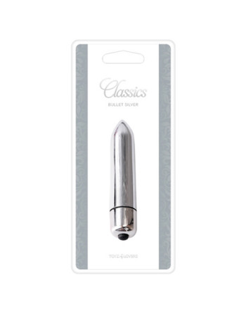 BALA VIBRATÓRIA BULLET PRATEADA