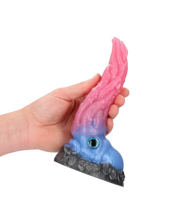 KRAKEN'S LICK - SILICONE DILDO - BLUE/RED