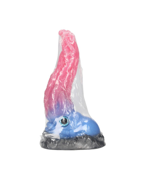 KRAKEN'S LICK - SILICONE DILDO - BLUE/RED
