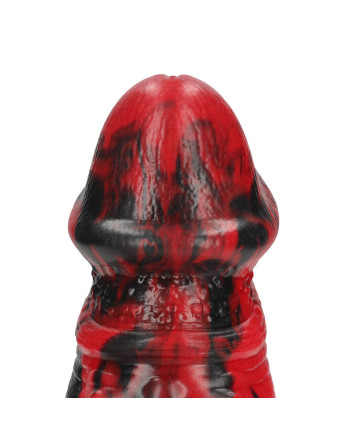 DARK LYCAN SPAWN - SILICONE DILDO - RED/BLACK
