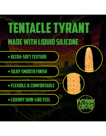 TENTACLE TYRANT - ANAL SNAKE - 21.7 / 55 CM - GOLDEN