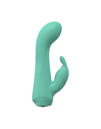 MINI DUAL RABBIT VIBRATOR - GREEN