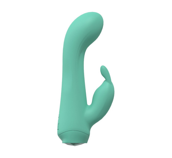 MINI DUAL RABBIT VIBRATOR - GREEN